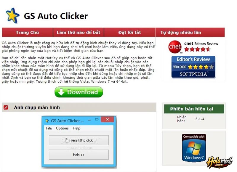 Tải GS Auto Clicker
